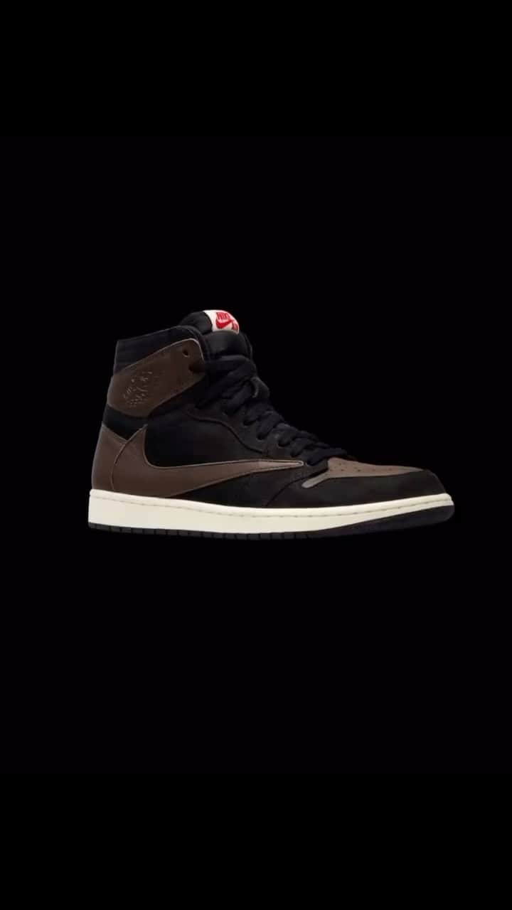Sneaker News x Jordans Dailyのインスタグラム：「Do we need this release?  Black/Dark Mocha Looksee Sample Travis Scott x Air Jordan 1. Via @goat @zsneakerheadz」
