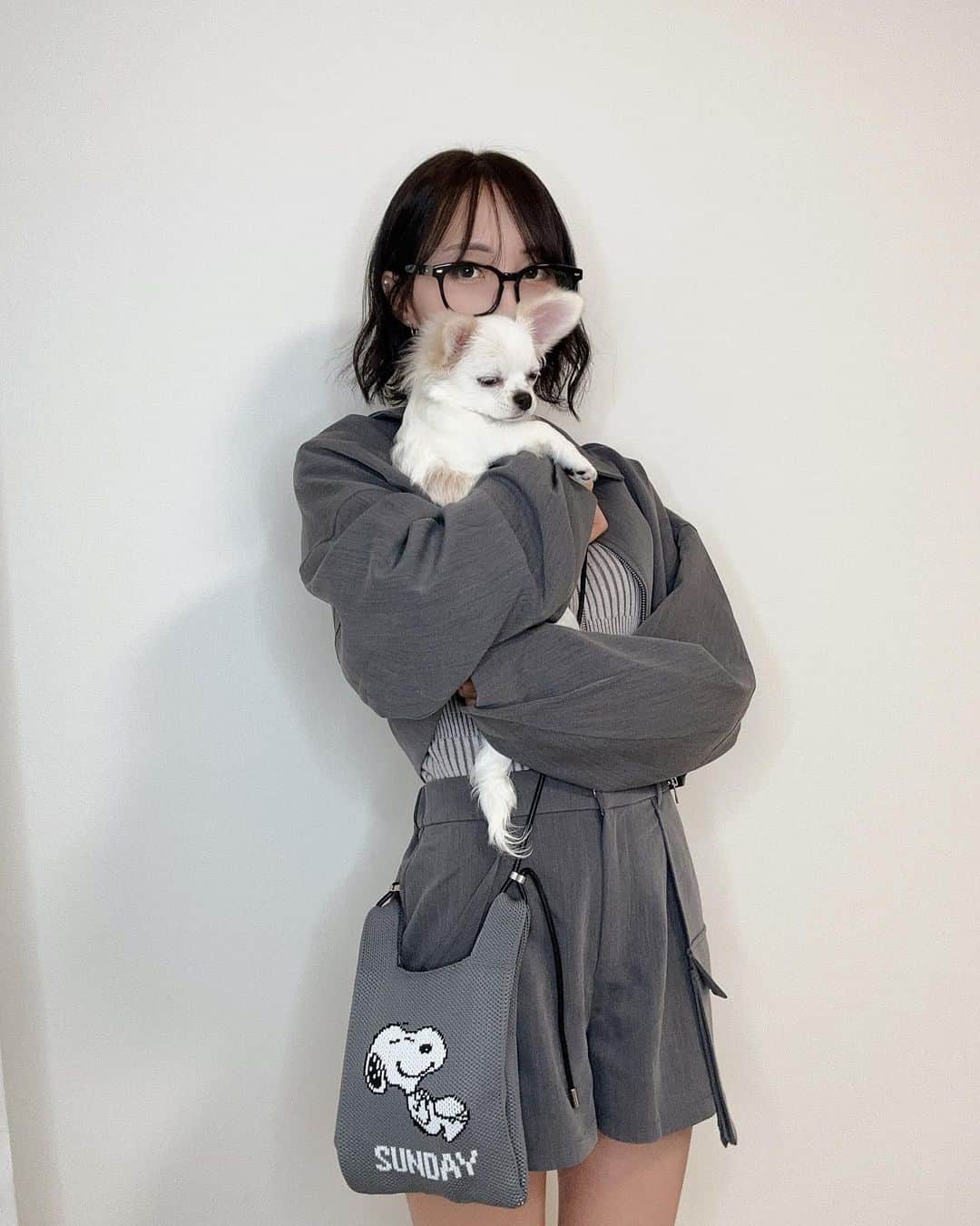 のインスタグラム：「. .  @chico__official___ のセットアップ かわいい🦭♡  . .  #秋コーデ #chico」