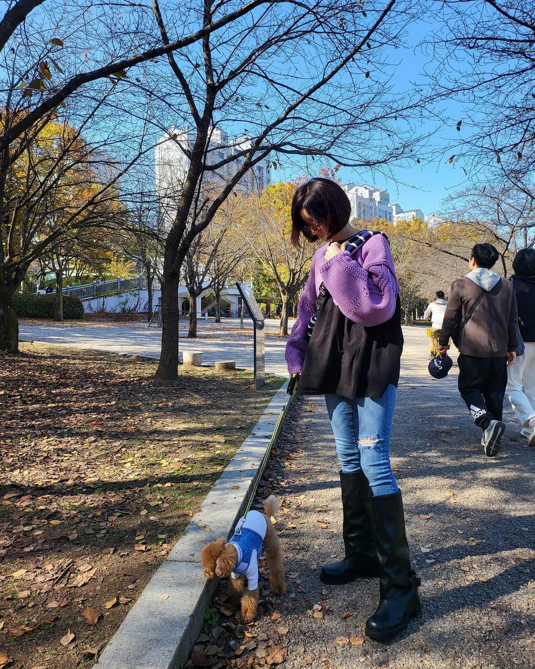 ユン・セアさんのインスタグラム写真 - (ユン・セアInstagram)「💜 #뽀그리야🐶🐾의하루」10月30日 15時54分 - loveyoonsea