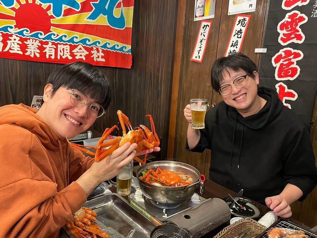 溜口佑太朗さんのインスタグラム写真 - (溜口佑太朗Instagram)「蟹まつり開催🦀」10月30日 16時44分 - loveletterztame