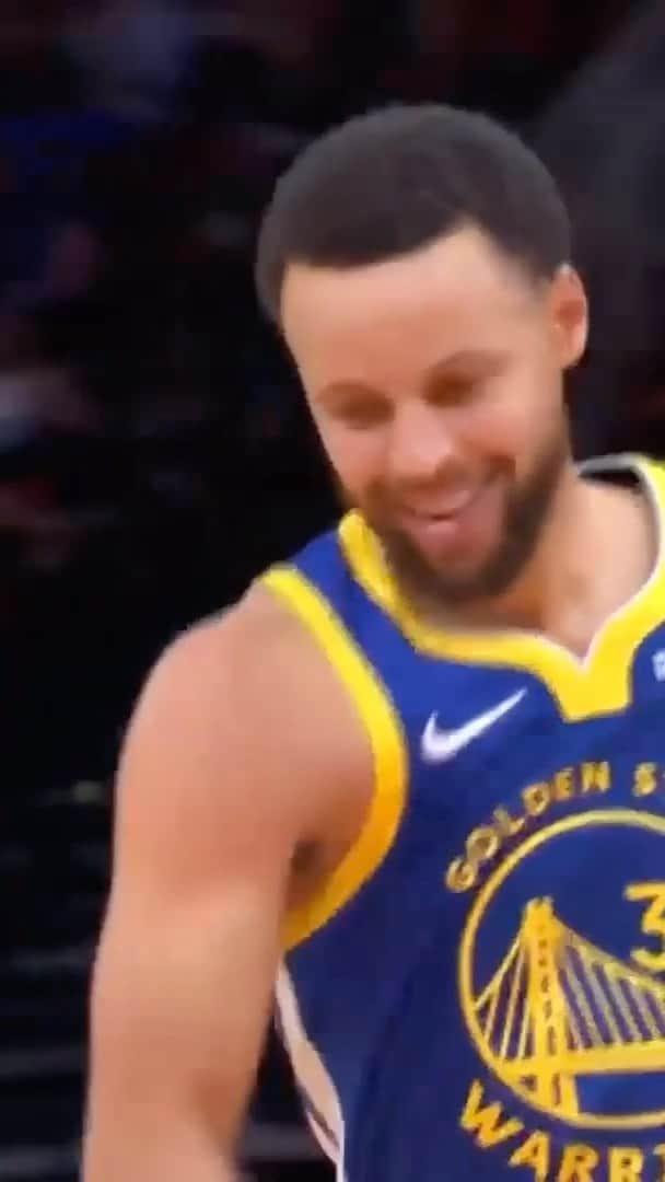 ゴールデンステート・ウォリアーズのインスタグラム：「Three straight possessions. Three straight threes. Stephen is inevitable.」