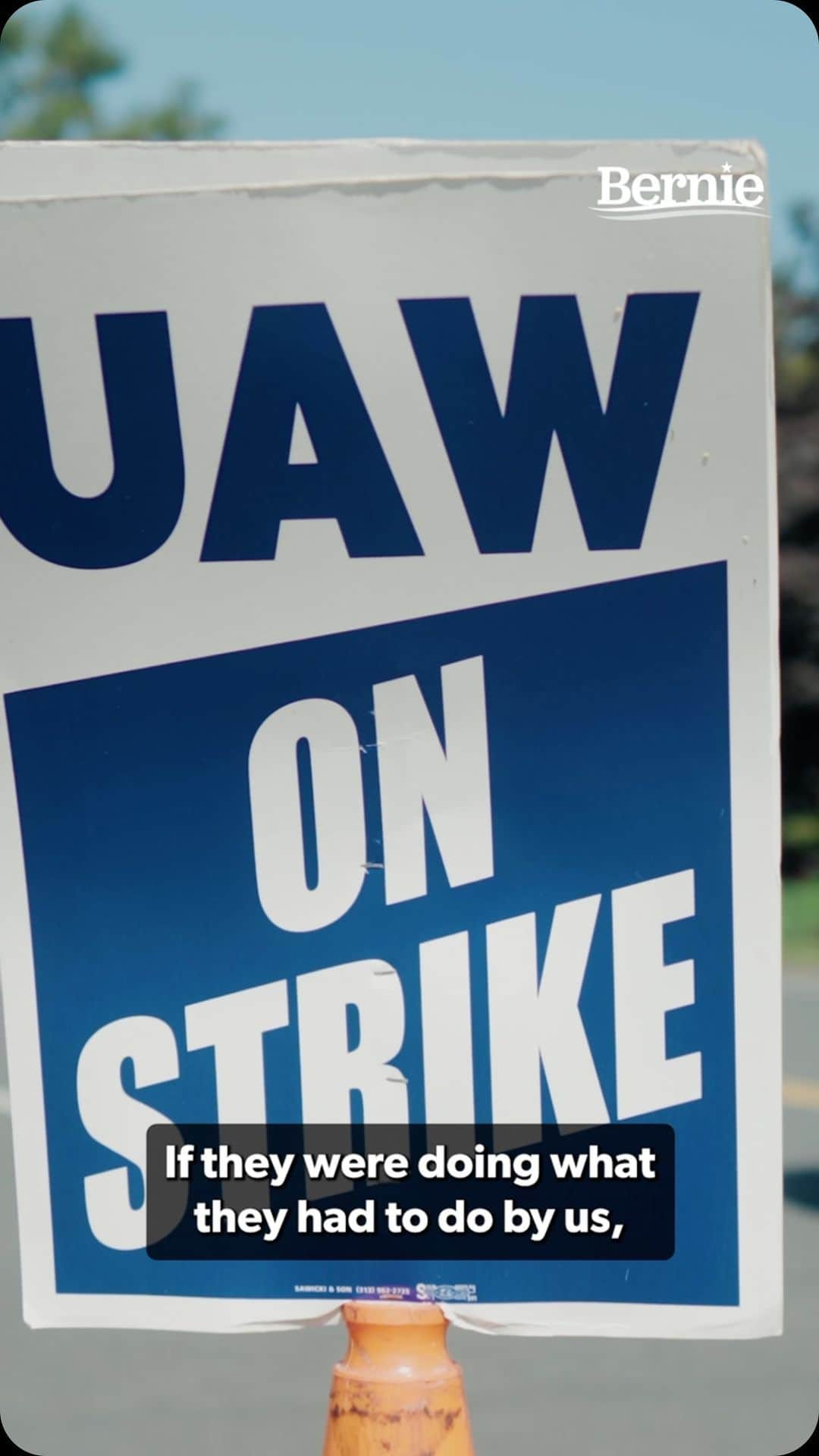 バーニー・サンダースのインスタグラム：「Now it’s time for the leaders of General Motors to recognize the worth of the workers who make their record profits possible.」