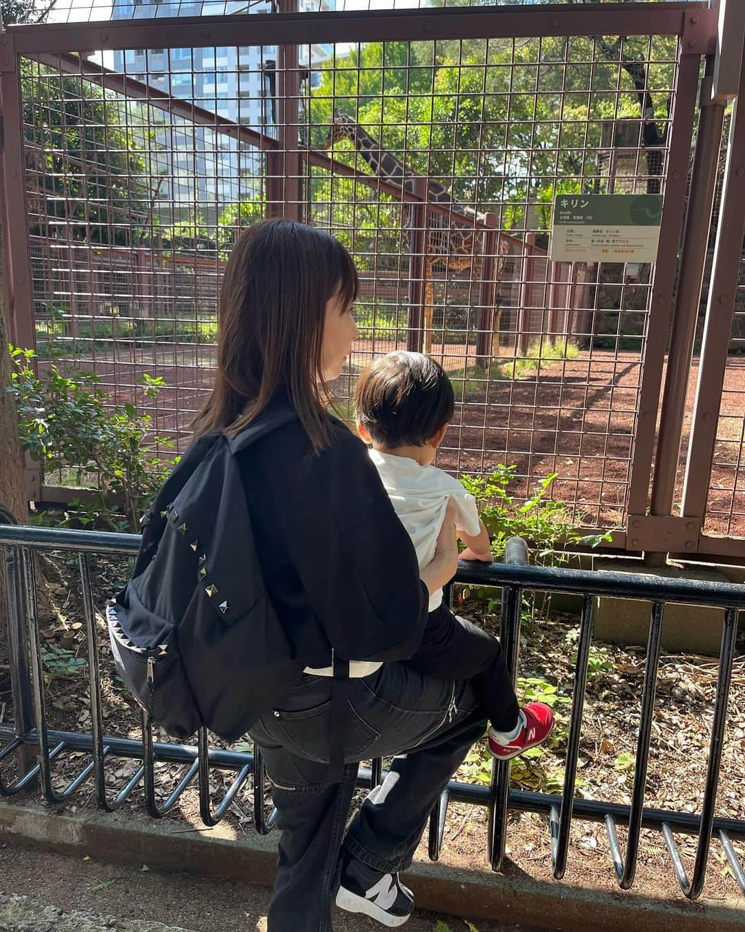 高橋里帆さんのインスタグラム写真 - (高橋里帆Instagram)「先日、上野動物園に行ってきました。 動物に興味津々の息子 真剣に観察しているので、じっくり時間をかけてみていました。特にサイが気になったです。30分ほどみていました。  ずっと走り回ってベビーカーにも乗らずに走り回りながら園内の動物を観察。 ゴリラの真似をしたり豚の真似をしたりと、とっても楽しそうでした。 連れてきた甲斐がありました。 帰りは車内でぐっすりでした。 こんなにたくさん歩けるようになってるのに驚き感動！ 日々のちょっとした成長に涙する母でした。  こういう時はリュックが楽ですね。 何回も持ち上げていたら右腕がおかしくなりました💦 年齢には逆らえないですね😅  #上野動物園#サイ#赤ちゃん#baby#boy#男子#ママデビュー#男子のママ#第一子#赤ちゃんのいる生活#ママと息子#ベビスタグラム#ベビメモ#成長記録#赤ちゃんのいる暮らし#ママスタグラム#うちの子#動物園#成長#実感#涙」10月30日 10時58分 - takahashi.riho