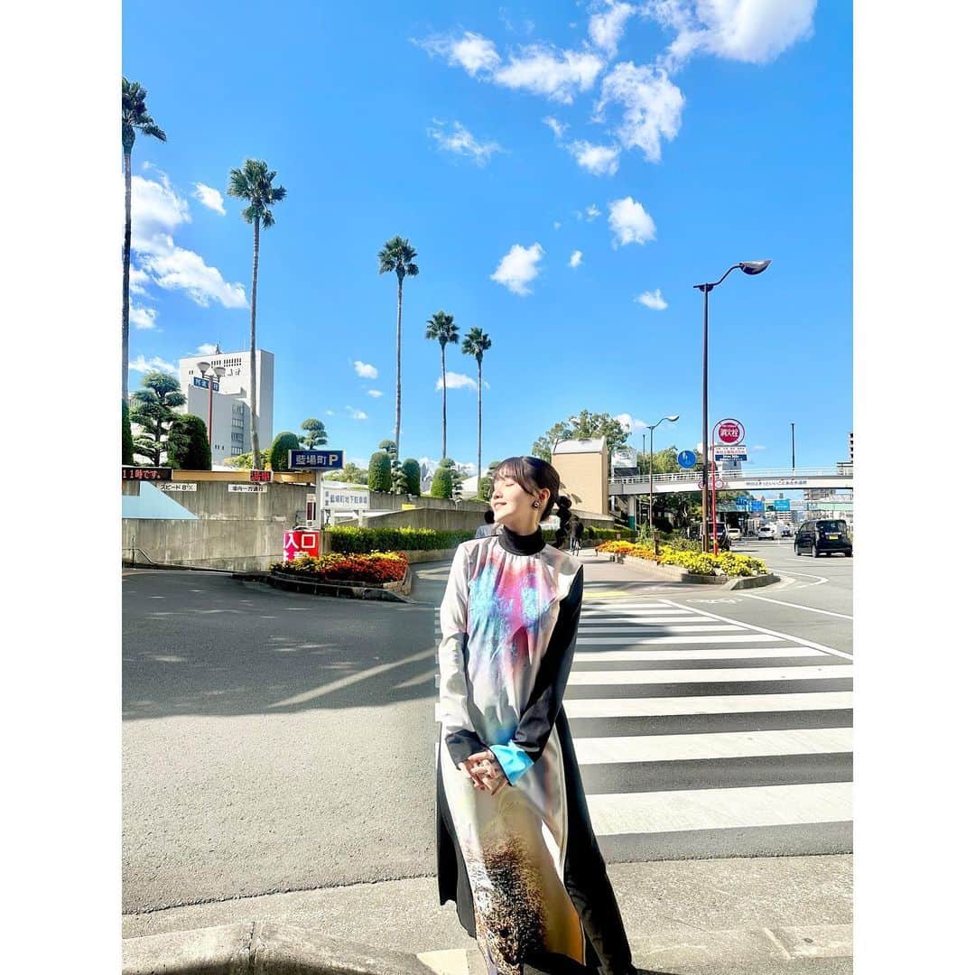 鬼頭明里のインスタグラム：「いいてんき！☀️ マチアソビ楽しかった！☀️」
