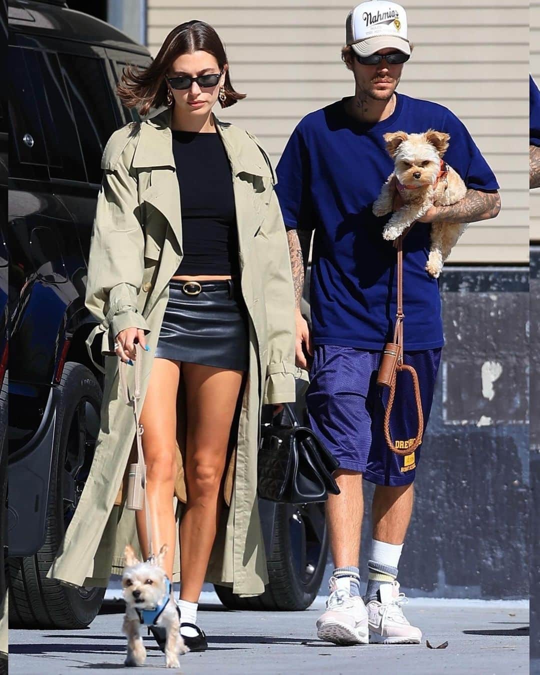 Just Jaredさんのインスタグラム写真 - (Just JaredInstagram)「Hailey & Justin Bieber stepped out for lunch with their cute pups Oscar & Piggy Lou. #HaileyBieber #JustinBieber Photos: Backgrid」10月30日 12時06分 - justjared