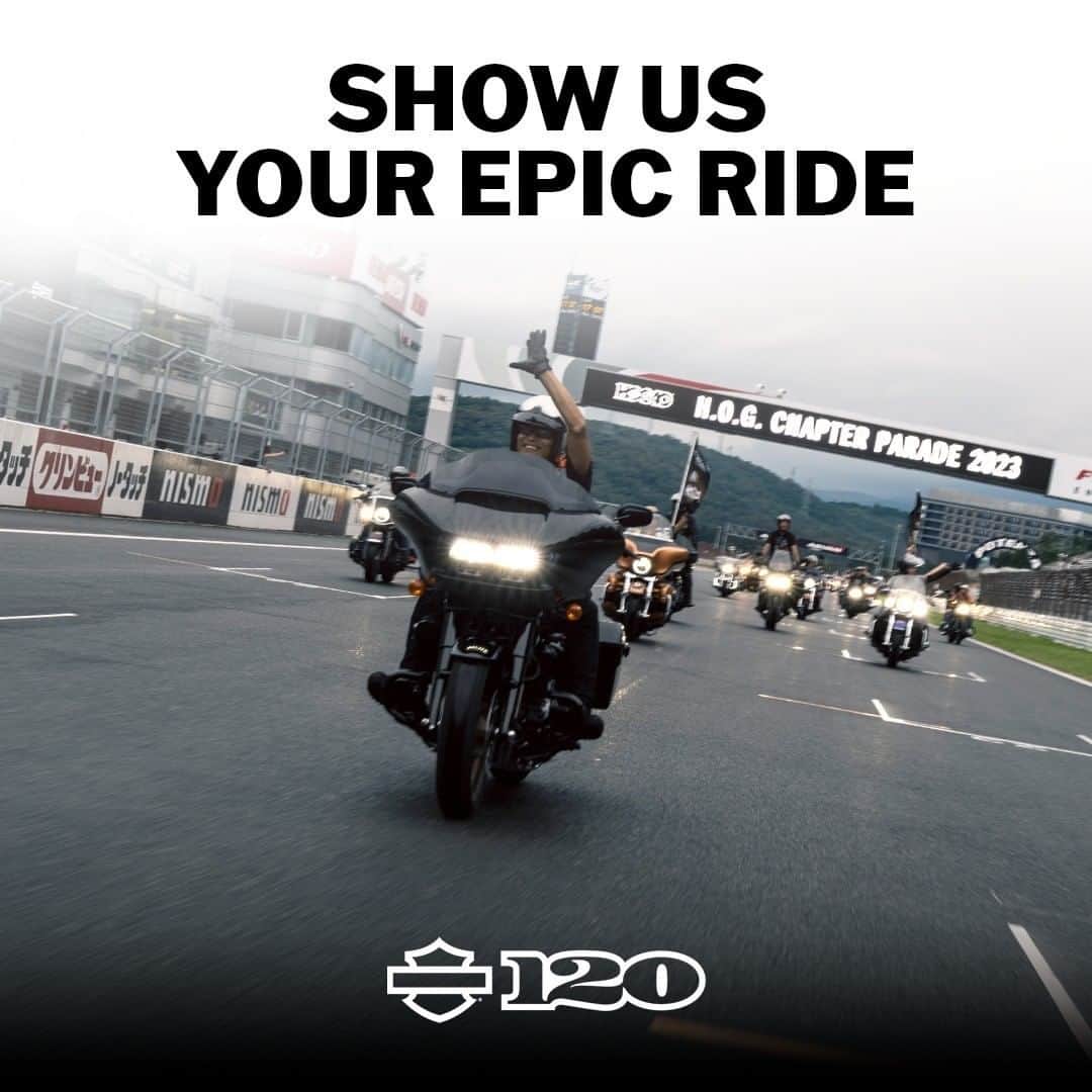 Harley-Davidson Japanさんのインスタグラム写真 - (Harley-Davidson JapanInstagram)「ハーレーダビッドソン120周年記念！投稿コンテスト開催！  ハッシュタグ（ #ブルスカ #UnitedWeRide #HarleyDavidsonJapan）をつけて、2023年のツーリングやイベントなどで撮影したお気に入りの写真やビデオをシェアして120周年記念ワッペンをゲットしよう！選考された50名に120周年記念ワッペンをプレゼント！  皆さんの最高の瞬間を投稿して、ハーレー120周年をお祝いしましょう。  応募期間：10月30日～11月8日。 応募資格： 日本在住、18歳以上であること ハッシュタグ（#ブルスカ #UnitedWeRide #HarleyDavidsonJapan）とともに投稿していること。 ＊応募作品が確認できるように公開されている必要があります。 ＊投稿された作品はハーレーダビッドソンでシェア、使用する可能性があります。 #ブルスカ  #UnitedWeRide  #HarleyDavidsonJapan」10月30日 12時35分 - harleydavidsonjapan