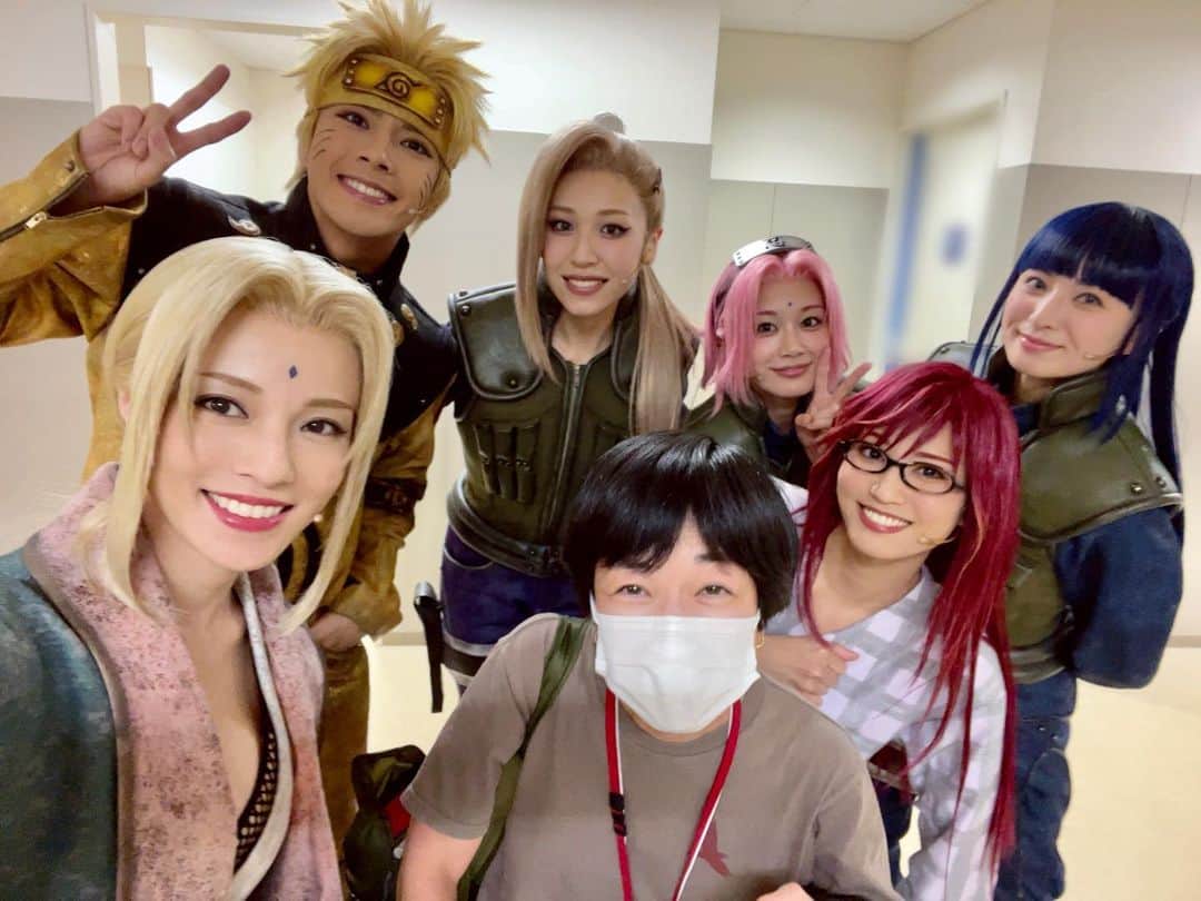 大湖せしるのインスタグラム：「⁡ ⁡ ⁡ 本日 ⁡ 休演日 ⁡ ⁡ ⁡ 🍥🍃🔥 ⁡ #舞台NARUTO」