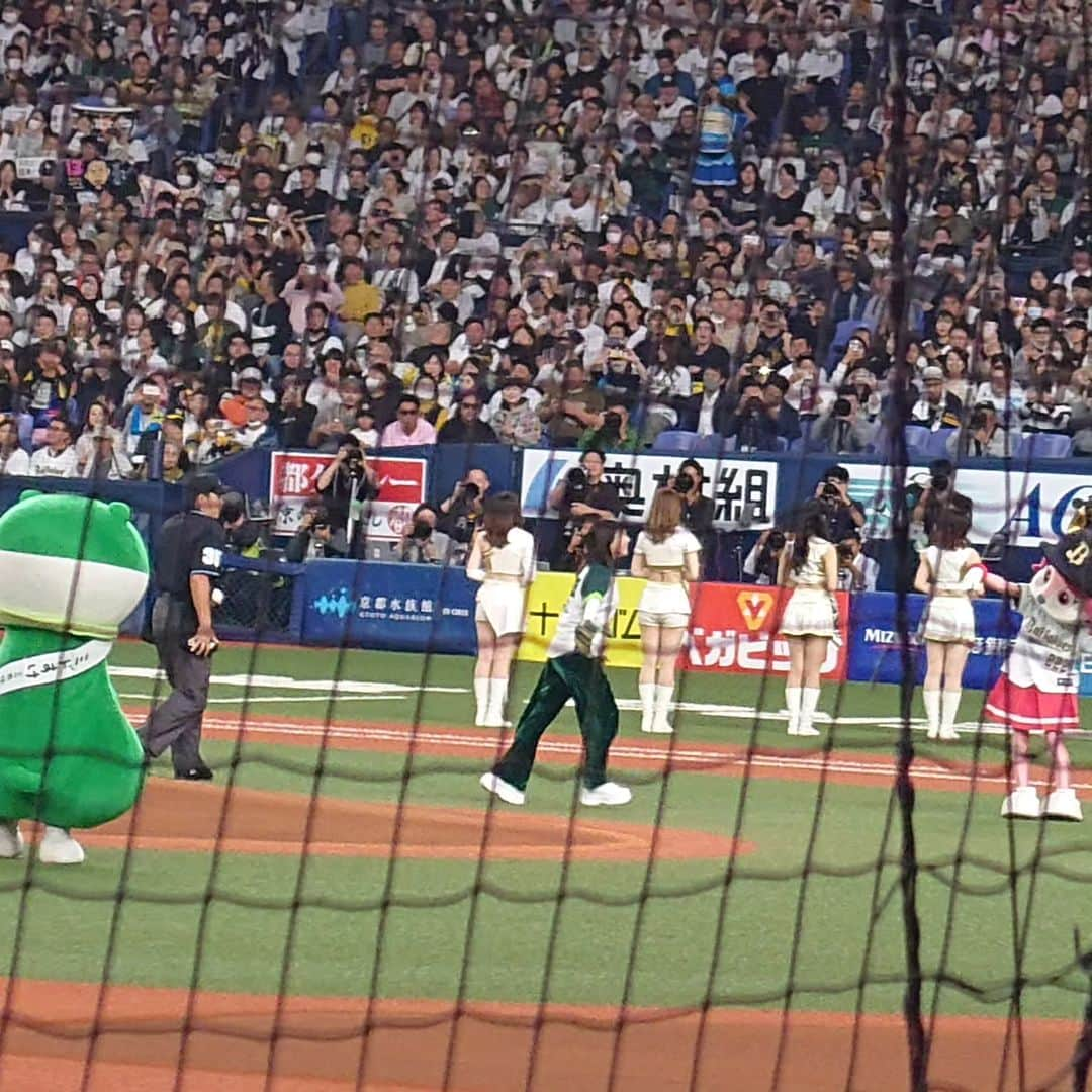 高井俊彦さんのインスタグラム写真 - (高井俊彦Instagram)「昨夜は息子と日本シリーズ観戦へ⚾🙌 おりほ〜〜〜〜〜⤴️⤴️⤴️⤴️  サッカーだけじゃなく野球にも興味を持ち始めてくれて嬉しい🤗 息子に西野選手という推しが出来ました🎶 私の推しは数年前に舞洲球場での２軍戦で一目惚れしてからずっと宗選手です✌  楽し過ぎました👏  始球式にまさかの吉高由里子さん✨ ３回くらいに私が「吉高さんどこかでこの試合観てはるんかなぁ？」って言うと 息子「パパ！あの人ドラマとか映画でめちゃめちゃ忙しいねんで〜すぐに帰ったに決まってるやん！！」と注意されてる様子を周りの方が笑ってはりましたわw  関西ダービーもっともっと盛り上がりますように🔥 #日本シリーズ #オリックスバファローズ  #阪神タイガース  #京セラドーム」10月30日 14時40分 - takai_toshihiko