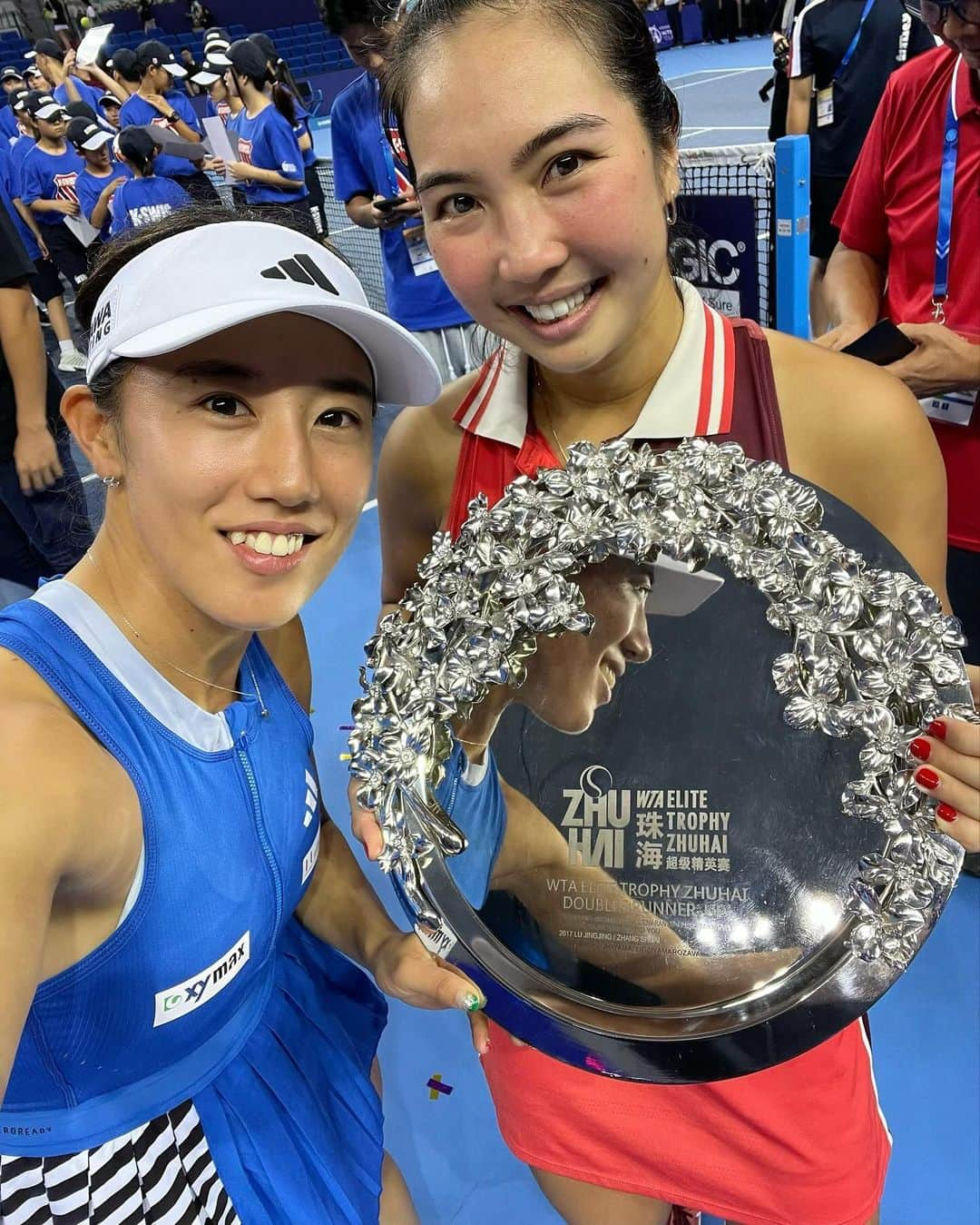 加藤未唯さんのインスタグラム写真 - (加藤未唯Instagram)「Couldn't win the last match of the season but still great week with @dila11 👯‍♀️❤️ Thank you for the support!!  準優勝でした🥈 でも楽しかったー！ありがとうございました😘」10月30日 14時47分 - miyukato1121