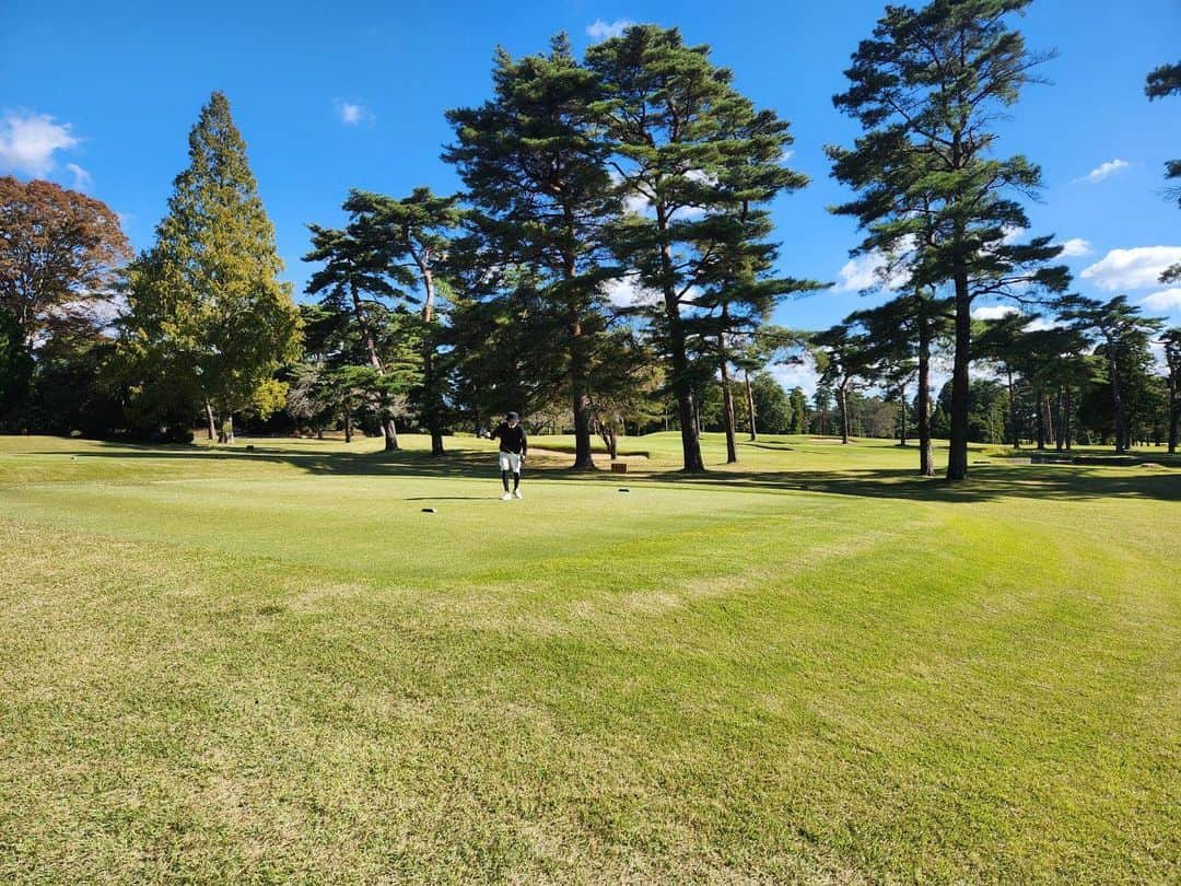 藤井達也さんのインスタグラム写真 - (藤井達也Instagram)「しっかり素人やらかし 130😭⛳️  背中治ったからちゃんと練習しよ💦 #ゴルフ #京葉カントリー倶楽部」10月30日 15時02分 - fujii_tatsuya0525