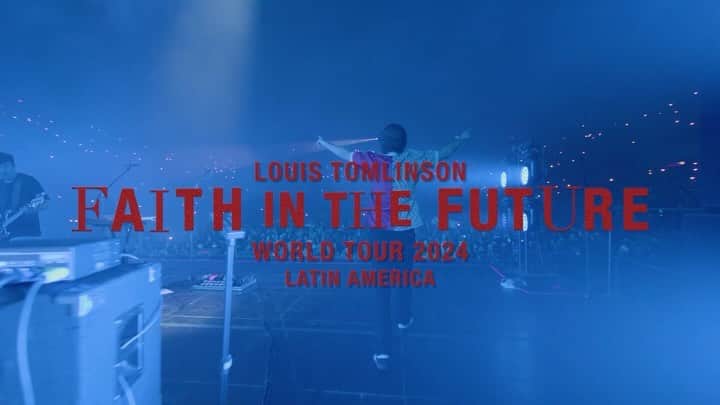 ルイ・トムリンソンのインスタグラム：「FAITH IN THE FUTURE WORLD TOUR 2024. LATIN AMERICA.   Ticket info in bio.」