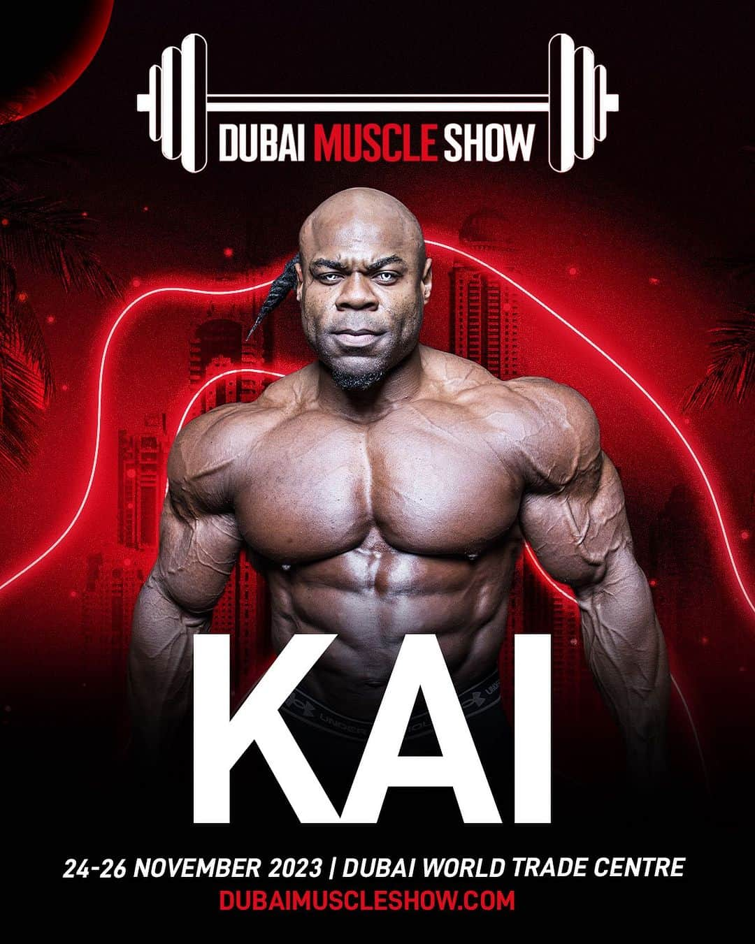 カイ・グリーンさんのインスタグラム写真 - (カイ・グリーンInstagram)「King Kai Confirms!🔥  Dubai Muscle Show fan favorite @kaigreene AKA Mr. Getting it DONE confirms for this years show 💪🏼  Kai will be in attendance with @corechamps over all 3 days joint an unmissable line-up for our BIGGEST EVER Show!   Click the link in our bio, book your tickets today and we’ll see you next month! 😍」10月31日 1時00分 - kaigreene