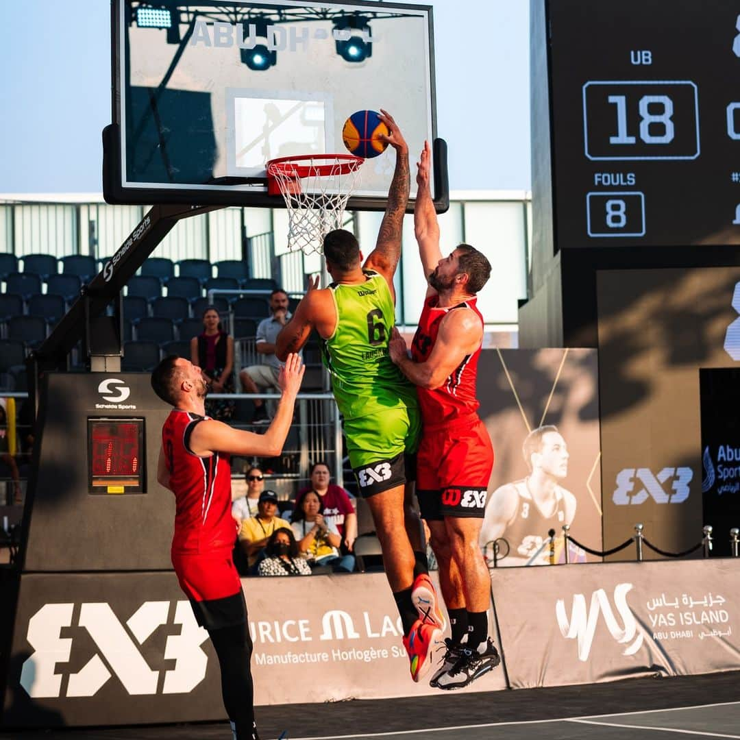 モーリスラクロアのインスタグラム：「As the Official Timekeeper for the @FIBA3x3 World Tour, we couldn't have asked for a more exciting weekend at the Abu Dhabi Masters. Every second counted, and we savoured it all. #BeYourAIKON #YourTimeIsNow #OfficialTimekeeper」