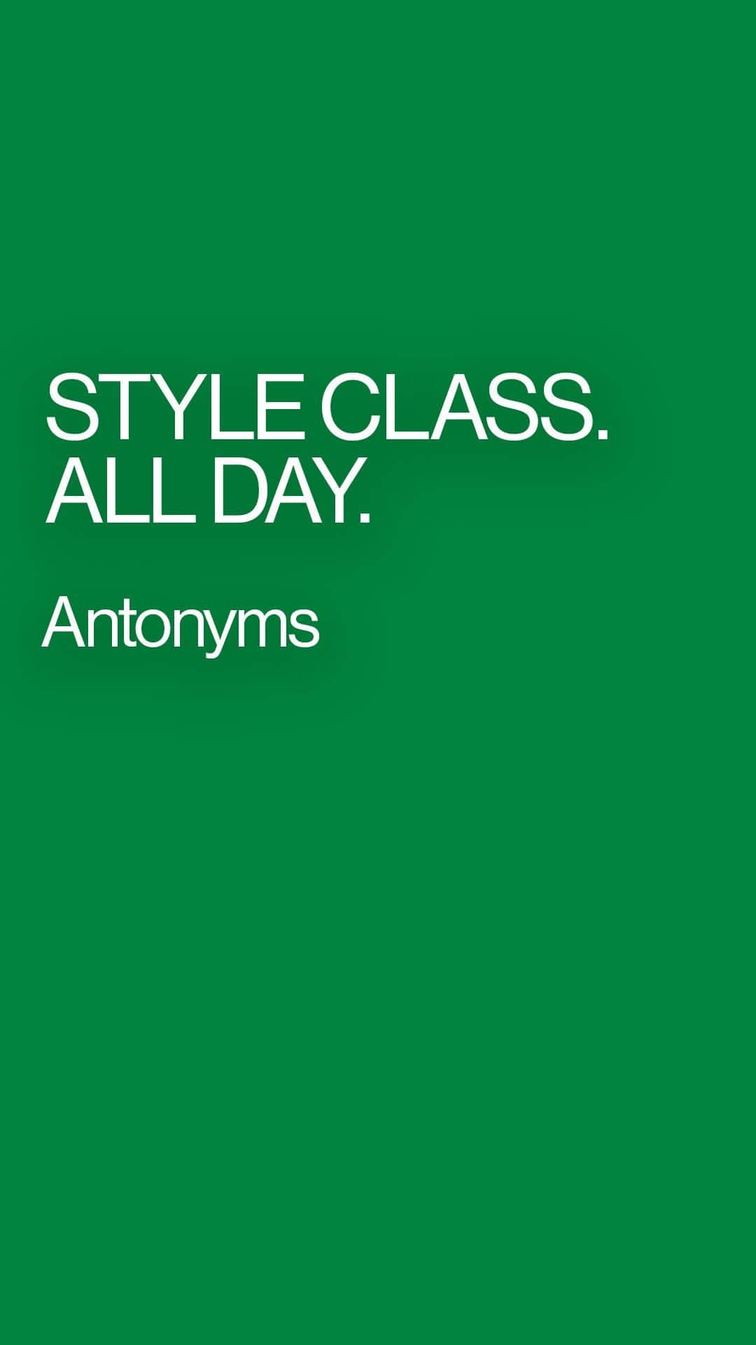 ティビのインスタグラム：「Style Class All Day: Antonyms.」