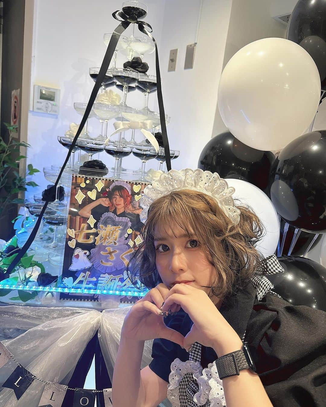 七瀬さくらさんのインスタグラム写真 - (七瀬さくらInstagram)「10/31、誕生日になりました！！！！！🎊㊗  ハロウィンでもあり、誕生日でもあり👻🎃 本当にいつも応援ありがとうございます！、！！！！！！！！！ 今年も頑張ります！！！  #RTは可愛いの再放送 ──────────────── #七瀬さくら生誕祭2023 #生誕祭 #生誕祭イベント  #メイド服  #ハロウィンコスプレ  #コスプレイヤー  #ハロウィン生まれ #happyhalloween #mybirthday🎂  #cosplayersofinstagram #cosplayer #코스프레 #角色扮演 #誕生日  #happybirthday  #自拍 #模特 #그라비아 #수영복 #모델 #凹版印刷 #屁股 #内裤 #泳衣 #라이키 ────────────────」10月31日 1時24分 - 739ra