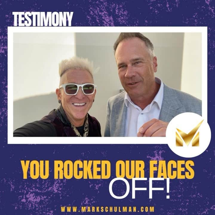 マーク・シュルマンのインスタグラム：「Got this rad feedback from a participant who’s vibing with our talk on purpose. 🤟  Remember, it’s all about finding your ‘why’. It’s a game changer, trust me!  Who’s in for the next event?   www.markschulman.com  #existloudly #keynotespeaker #powerofattitude #hackingattitude #dontmissout #limitedseats #rock #rocknroll #speakerlife」