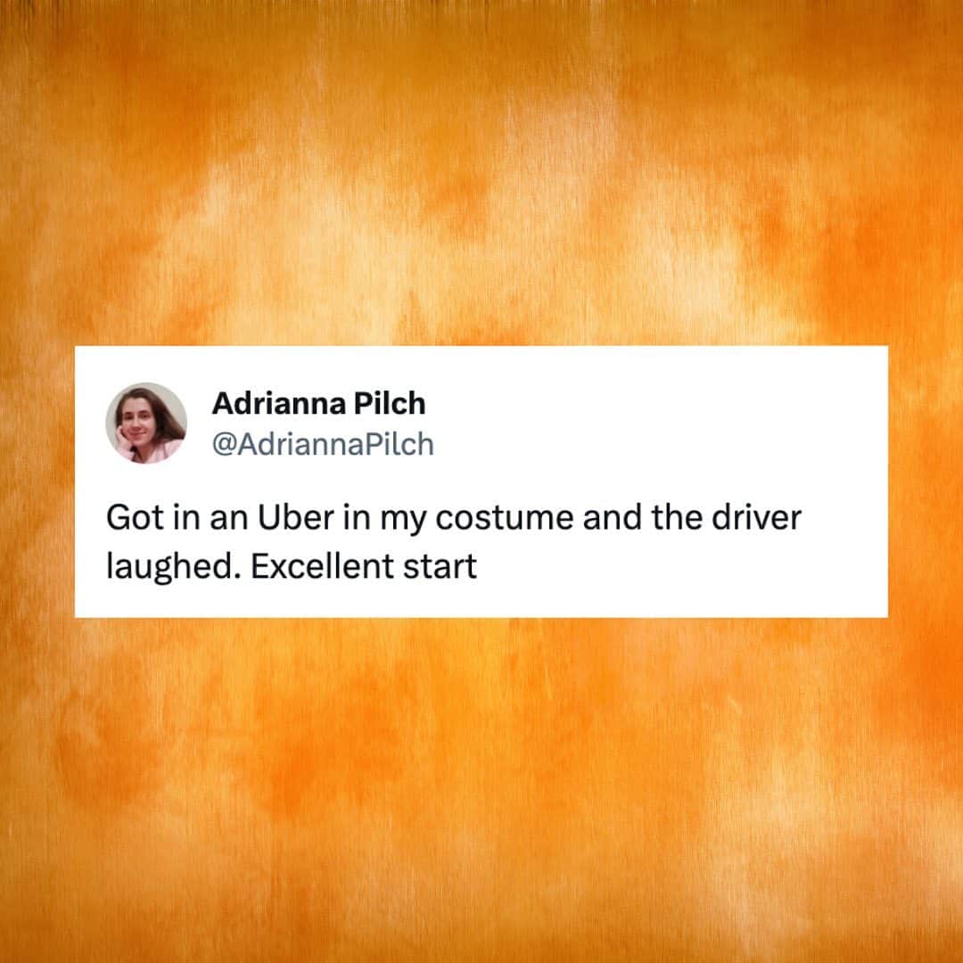 Uberのインスタグラム：「The best backseat costume accessory is a seatbelt. 😉 Happy Halloween, and stay safe! 🎃  Tweets courtesy of AdriannaPilch, AustinBramley, stanzipotenza, radblackwoman & katherineanngar 🙌」