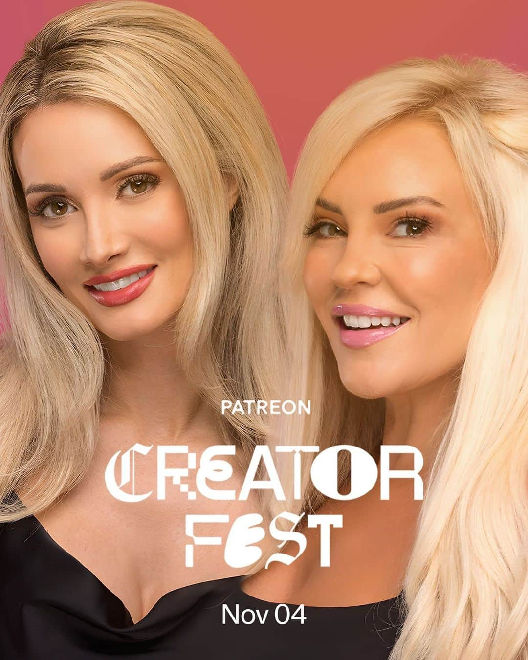 ホリー・マディソンのインスタグラム：「We’ll be onstage at Creator Fest hosted by @Patreon on Nov 4th! This is the festival for creators. See you there  https://creatorfest.patreon.com」