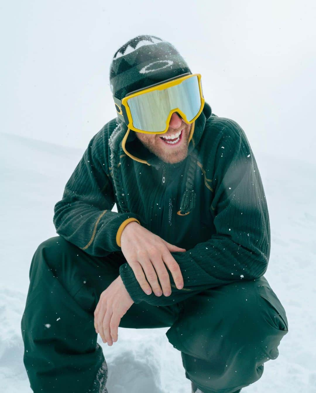 OAKLEYのインスタグラム：「Designed to keep up with the endless pursuit of discovering more on the mountain, the @sagekotsenburg Signature Series Collection takes inspiration from his unique and creative style. Now available online and in-store.」