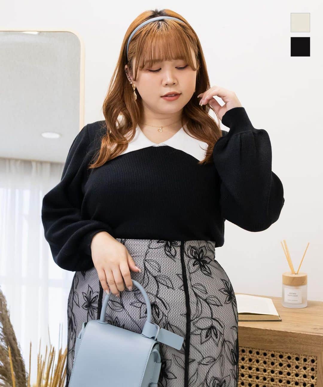 clette(クレット)さんのインスタグラム写真 - (clette(クレット)Instagram)「・NEW・  新作オリジナルアイテム発売！ 顔回りをすっきりとした印象にする開襟デザインワンピなど💕  是非ご覧ください。 ＿＿＿＿＿＿＿＿＿＿＿＿＿＿  CLETTEオリジナル★フラップポケット開襟ワンピース b4a173103 color：navy／brown  CLETTEオリジナル★配色襟ニットプルオーバー b8a191013 color：offwhite／black  CLETTEオリジナル★ショートジャケットセットワンピース b4a173101 color：brown／black  CLETTEオリジナル★パールボタン使い袖オーガンジートップス a4a146325 color：brown／black  CLETTEオリジナル★サイドリボン切替ギャザースカート e1z192009 color：grayish purple／black  CLETTEオリジナル★ビジュー付きケープ風プルオーバー a4a146323 color：ivory／black／pinkmocha  CLETTEオリジナル★チュールクロスデザインプルオーバー a4a146324 color：ivory／black ＿＿＿＿＿＿＿＿＿＿＿  その他にもCLETTEでしか買えないオリジナルアイテム発売中！ ぜひご覧ください。」10月30日 17時56分 - clette_official