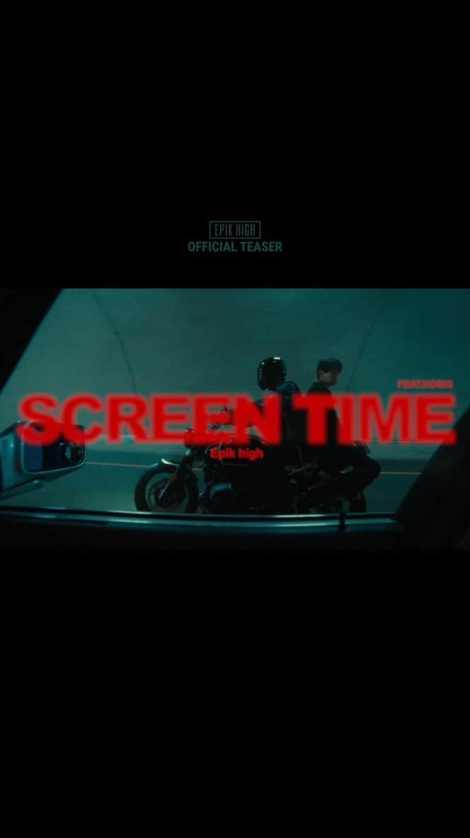 DJトゥーカッツ のインスタグラム：「Epik High ‘Screen Time’ ft. Hoshi of SEVENTEEN Official Teaser  Single & MV Release: 11/1 6pm KST 🔔  #EPIKHIGH #에픽하이 #HOSHI #호시 #ScreenTime」