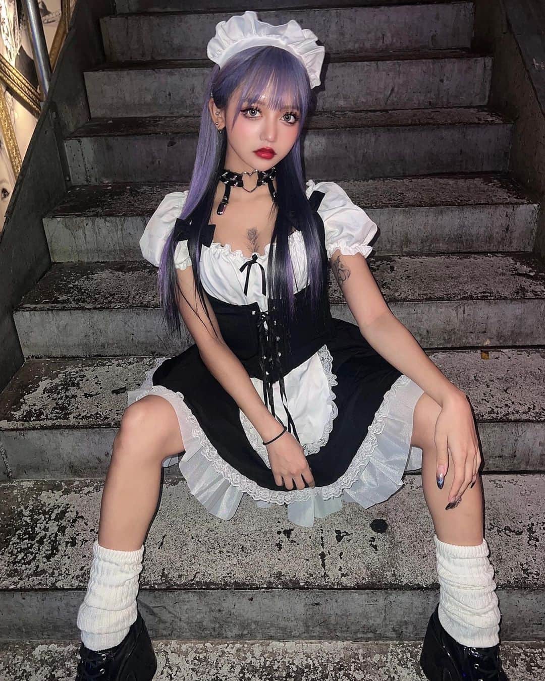 SHA-NAのインスタグラム：「ᴛʀɪᴄᴋ ᴏʀ ᴛʀᴇᴀᴛ!✌︎·͜· ❤︎‬♪̆̈🎃  #パリオン #六本木 #partyon #バーレスク #バーレスク東京 #BurlesqueTokyo #Tokyo #ギャル #派手髪 #スニーカー女子  #ビジョビ#gal #水着 #攝影日記 #人像摄影 #撮影会」