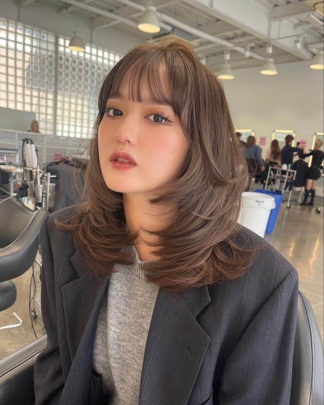 椎名美羽のインスタグラム：「ななさんへあー🌸🌸」