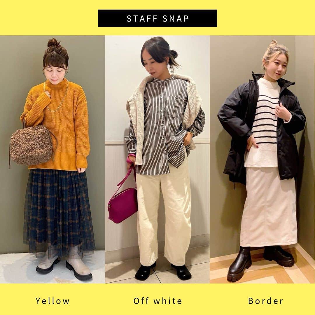 Green Parks(グリーンパークス) さんのインスタグラム写真 - (Green Parks(グリーンパークス) Instagram)「MOKOモールニット🧶 おすすめコーデ"2選"  もこもこでやわらかな肌触り。 着心地抜群のニットシリーズ。  ▶︎▶︎▶︎画像をスワイプして着こなしをCHECK✓  #グリーンパークス #greenparks #ショコラフィネローブ #chocolraffinerobe  #ニットコーデ #ニット #モールニット #秋ニット #冬ニット #フェミニン #フェミニンコーデ #大人フェミニン #カジュアル #カジュアルコーデ #大人カジュアル #20代コーデ #30代コーデ #40代コーデ #プチプラ #プチプラコーテ #秋服 #秋コーデ #冬服 #冬コーデ #カラーニット #カラーコーデ #ボーダーニット #モノトーンコーデ #ママコーデ #ママファッション  stripe_intl」10月30日 19時16分 - green_parks