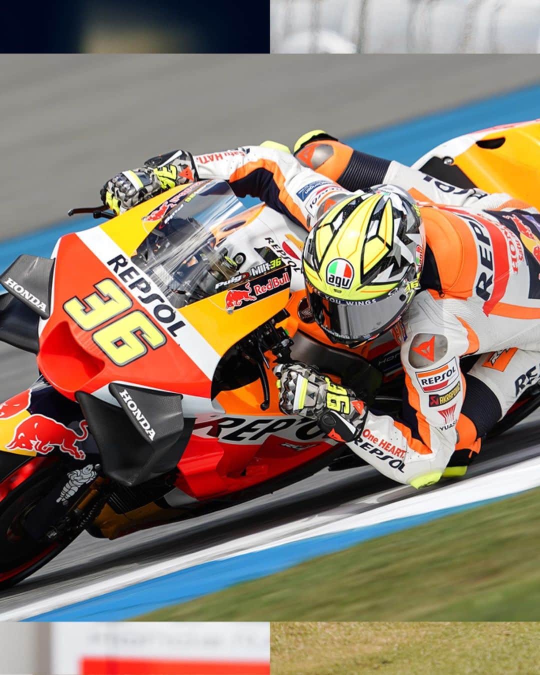 レプソル・ホンダさんのインスタグラム写真 - (レプソル・ホンダInstagram)「He's got the pace, and the style. Three more races in 2023 for Mir to keep showing all of his potential.」10月30日 19時29分 - hrc_motogp