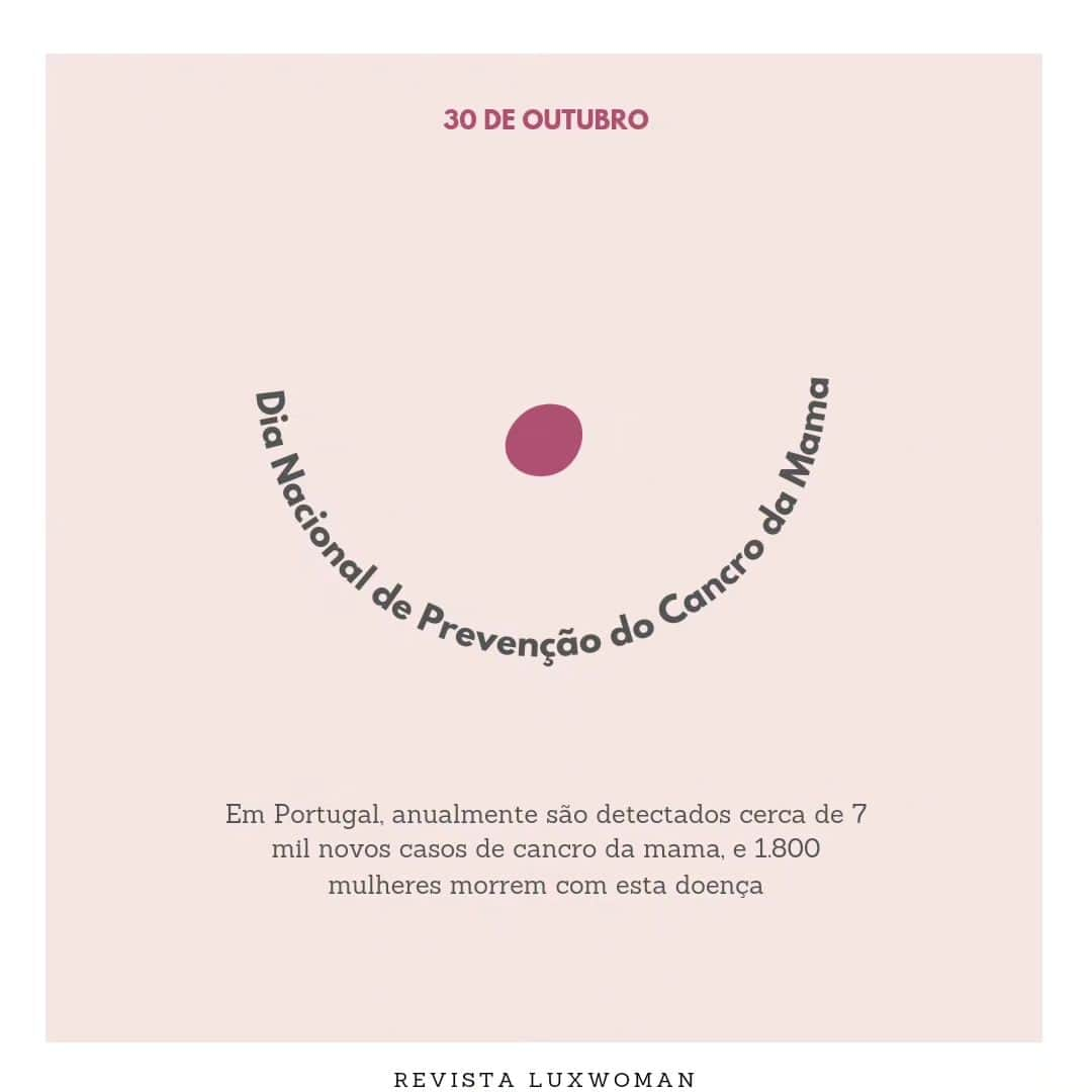 Margarida Corceiroさんのインスタグラム写真 - (Margarida CorceiroInstagram)「Segundo a Liga Portuguesa Contra o Cancro, em Portugal, anualmente são detectados cerca de 7 mil novos casos de cancro da mama, e 1.800 mulheres morrem com esta doença.  Hoje, 30 de outubro, assinala-se o Dia Nacional de Prevenção do Cancro da Mama 🎀  Fique atenta aos nossos stories e acompanhe, a partir das 15h, a nossa #luxwomantalks 'Tenho Cancro da Mama. E agora?'   #luxwoman #dianacionaldaprevençãodocancrodamama #luxwomantalks #cancrodamama #outubrorosa」10月30日 19時32分 - luxwoman_pt