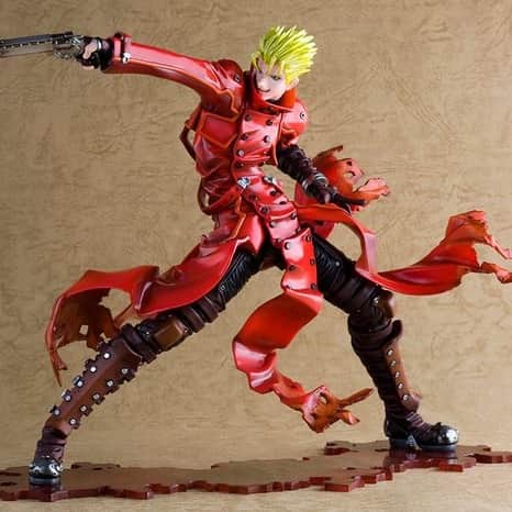 Tokyo Otaku Modeさんのインスタグラム写真 - (Tokyo Otaku ModeInstagram)「Vash is clearly in the middle of a battle with his 45 Long Colt stretched out and his coat flapping dramatically in the wind!  🛒 Check the link in our bio for this and more!   ArtFX J Trigun: Badlands Rumble Vash the Stampede: Renewal Packaging Edition (Re-run) Series: Trigun: Badlands Rumble Product Line: ArtFX J Manufacturer: Kotobukiya Sculptor: Tatsuya Hattori Specifications: Painted, non-articulated, 1/8th scale PVC & ABS figure with removable sunglasses and base Height (approx.): 187 mm | 7.4" Also Includes: Kuroneko-sama mini figure  #vashthestampede #trigun #trigunbadlandsrumble #tokyootakumode #animefigure #figurecollection #anime #manga #toycollector #animemerch」10月30日 20時00分 - tokyootakumode