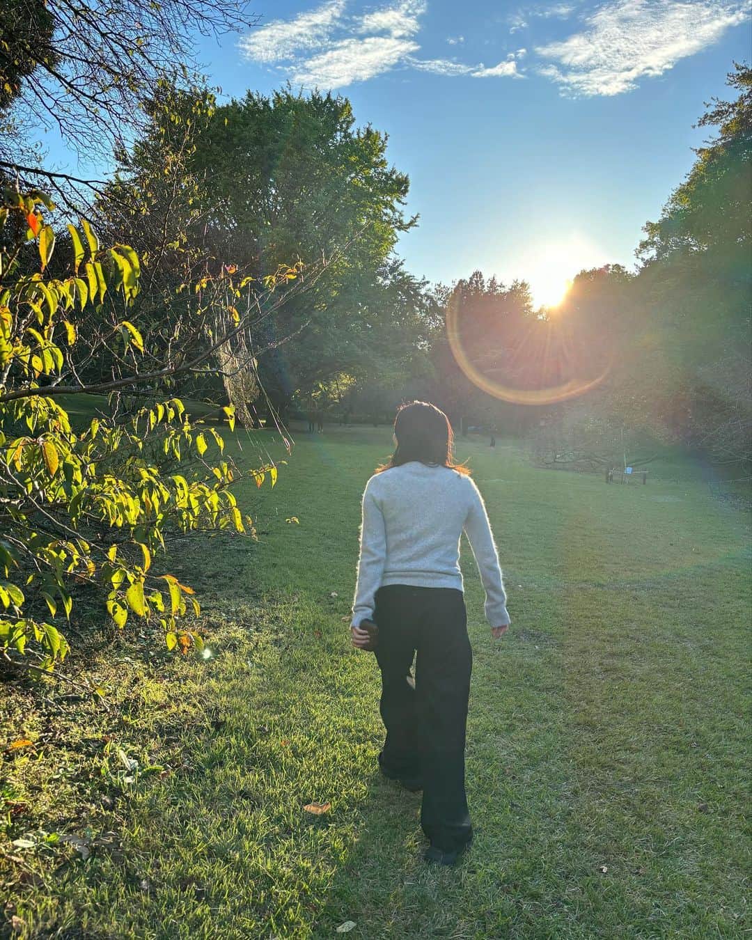 三村朱里さんのインスタグラム写真 - (三村朱里Instagram)「日光浴だいじ！お散歩だいじ！立ち止まるのもだいじ！そしたら、進むのもだいじ！」10月30日 20時01分 - akarimimura