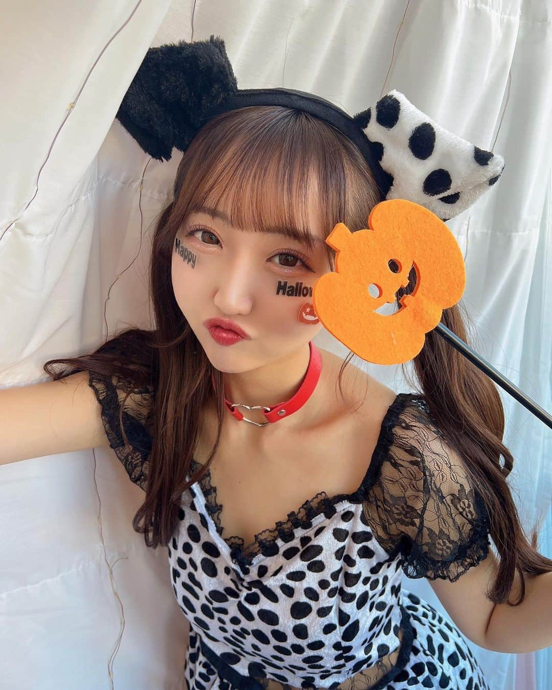 星野麻里愛さんのインスタグラム写真 - (星野麻里愛Instagram)「はろうぃん🎃101匹のわんちゃん👻すき？  #ハロウィンコスプレ#ハロウィン #はろうぃん#ハロウィン2023#101匹のわんちゃん」10月30日 20時02分 - maria.pink28