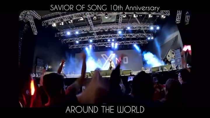 ナノのインスタグラム：「Celebrating the 10 year anniversary of "SAVIOR OF SONG".  Thank you to this song and all the people it has connected around the world. 10年経ってもこの曲が国境を越えて繋いでくれる全ての皆様に感謝いたします。  Let's keep Rocking On. https://youtu.be/wwpC5ly6R8k?feature=shared」