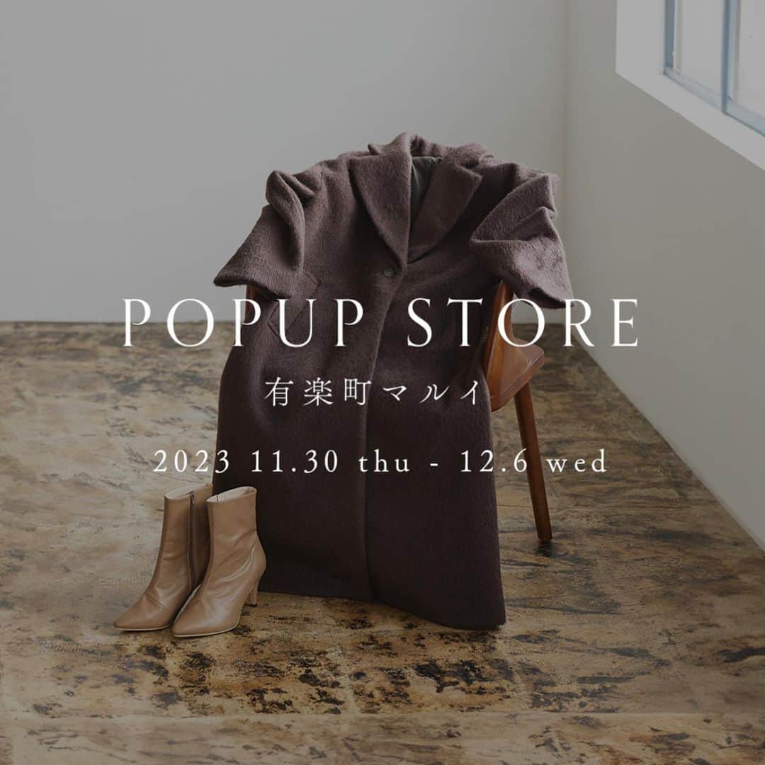 Pierrot［ピエロ］のインスタグラム：「\ 開催決定❄️有楽町マルイPOPUP♥️🥂/  ついに皆様に嬉しいお知らせができるようになりました！！！ この度有楽町マルイさんでPOPUPを開催することになりました〜🤝🏻✨  ただいま準備の真っ只中！皆様に少しでもいいお買い物をしたと思っていただけるように頑張っておりますので、これからもよろしくお願いします💓💓  ◾️日時:2023年11月30（木）〜12月6日（水） ◾️会場:有楽町マルイ3F エレベーター前  -——————— 【プチプラ通販サイト】 シーンレスに着られて着回しコーデとしても使えるアイテムばかりっ♡ @pierrot_shop   -————  【pierrotスタッフアカウント】 @emi_pierrot  @mayuko_pierrot @minori_pierrot @yuka_pierrot  #pierrot  #ootd #fashion  #popup  #popupshop  #イベント  #カジュアルコーデ  #キレイめカジュアル #ファッション  #プチプラ  #プチプラコーデ  #プチプラファッション #ママコーデ #高見えアイテム #着回しコーデ #働くママ #冬コーデ #トレンドコーデ #オケージョンコーデ」