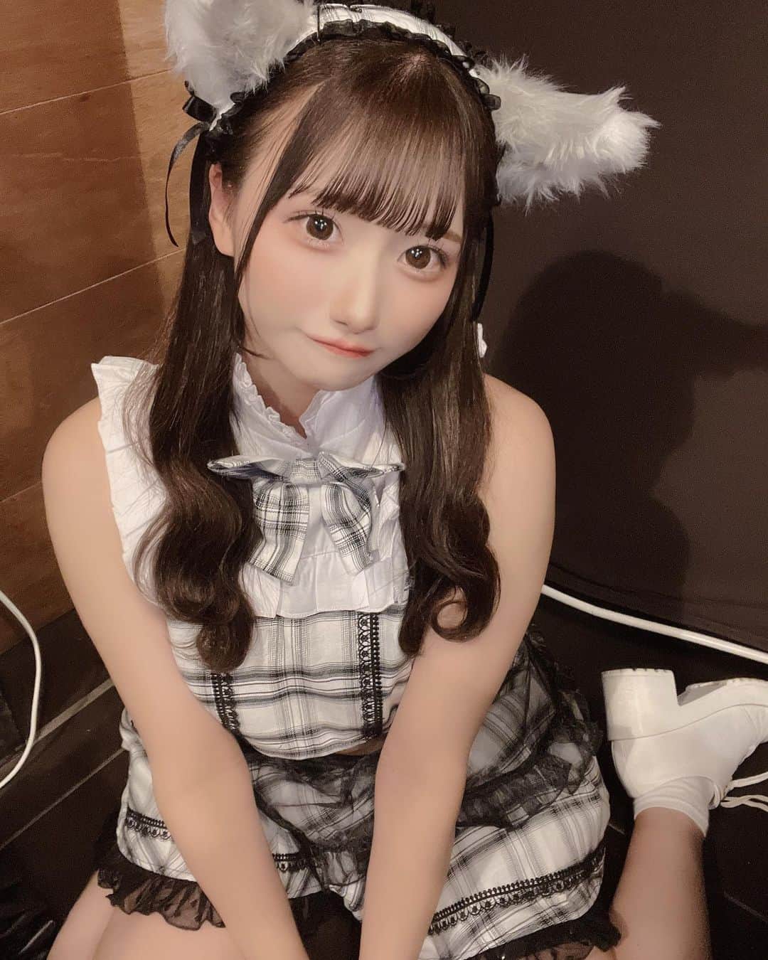 のインスタグラム：「いろいろなウルフちゃん🐺‎‎🤍🫧  ．  ．  ．  ．  #japaneseidol #japanesegirl #idol #instagood #instalike #selca #followforfollowback #selfie #today #ootd #dailylook #instafashion #followme #ウェーブ巻き #makeup #今日のコーデ  #アイドル  #コスプレ女子  #アイドルメイク  #コスプレ #いいね返し #自撮り #自撮り女子 #自撮り界隈 #推してください #ぱっつん前髪 #メイドコスプレ #メイドコスプレ #ウルフコスプレ #ハロウィンコスプレ」