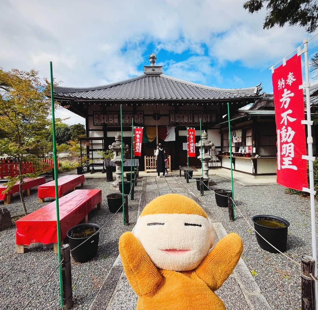 水谷さるころさんのインスタグラム写真 - (水谷さるころInstagram)「東福寺散歩。「働く女性の守本尊」と言われてついふらふら入ってお守りと御朱印もらってしまった。同聚院。モルガンお雪という、明治期にモルガン一族と国際結婚した女性の菩提寺ということで、今もう「働く女性の守本尊」とされているのだそう。私も働く女性として出世したい…。ご利益ありますように😂」10月30日 21時06分 - salucoro