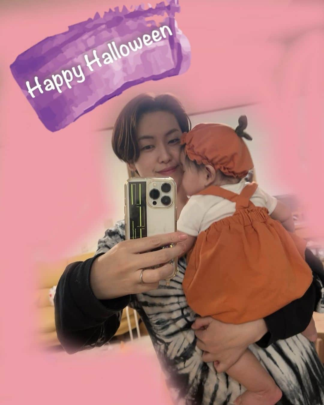 丹羽麻由美さんのインスタグラム写真 - (丹羽麻由美Instagram)「🎃🧡  #happyhalloween  #firsthalloween」10月30日 21時42分 - mayumi912