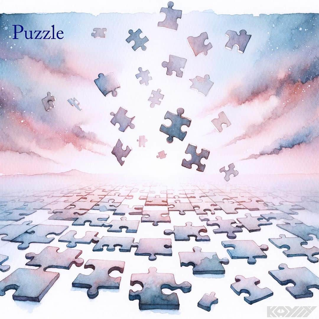 KAYLLYのインスタグラム：「「Puzzle」  10/27 Released  Stream/Download https://linkco.re/0n7QzEC2  -歌詞- いつでも最初は習わし通り 定規で描ける線を探して ただまっすぐ まっすぐ それだけで良かった すでに無くなる外側のピース 手掛かりもなくてやみくもに それでも出来ることなんて無いから やるしかないよな  何も進んでないだなんて事は 無いんだよ 何一つ無駄なかけらなど 無かったよ 僕の声は届いてないかもしれないけど ありがとね。 未来で待ってるね。  最後の一つ いつか集められたらどんな 正解が目の前に現れるの Don't be afraid. まだ道半ば 繋ぐよ これまでを これからを  どうにも合わない形がある 何度試しても上手くいかず 何のためにやってるのかさえ 見失っても いつか何か変わると信じ 探していたピースがそこに 見つかるそんな日をずっと待ってる それしかないから  思い描いた完成図と違ってても 嘆く事などない もがいて歩いてきたろ 君の声は痛いほど聞こえてくるんだよ 迷わずこのまま進め  最後の一つ いつか集められたらどんな 正解が目の前に現れるの Don't be afraid. まだ道半ば 繋ぐよ これまでを これからを」