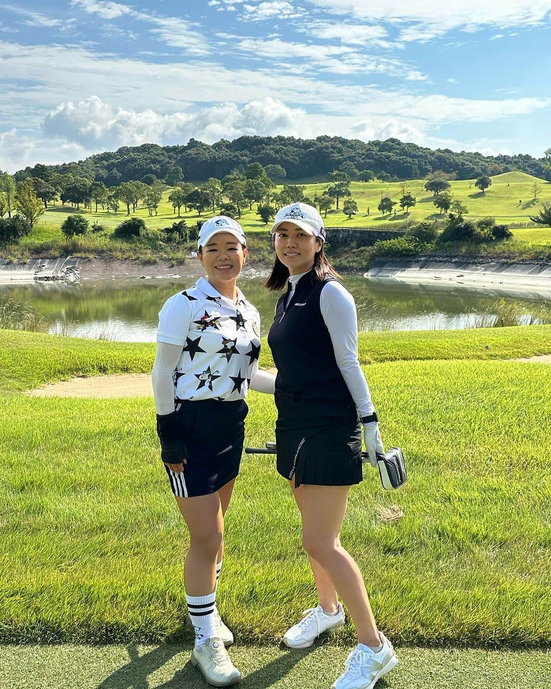 川原由維さんのインスタグラム写真 - (川原由維Instagram)「なっちゃん⛳️ @natsumim09 golf⛳️  背景映えてたね〜🤭  #私の #かわい子ちゃん」10月30日 22時49分 - yui5520