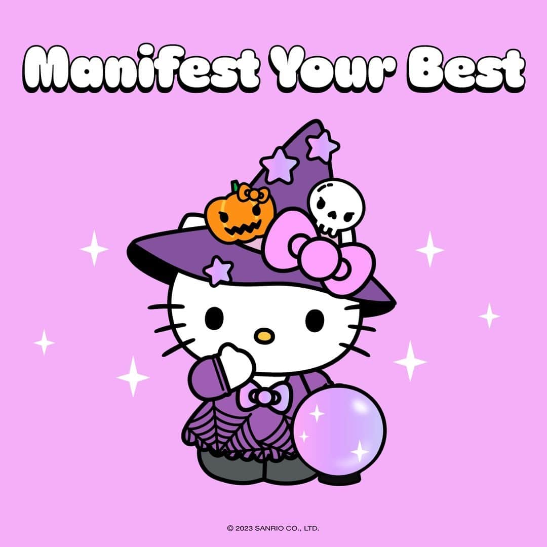Hello Kittyさんのインスタグラム写真 - (Hello KittyInstagram)「Manifest your best 🔮💫 #mondaymotivation」10月30日 23時00分 - hellokitty