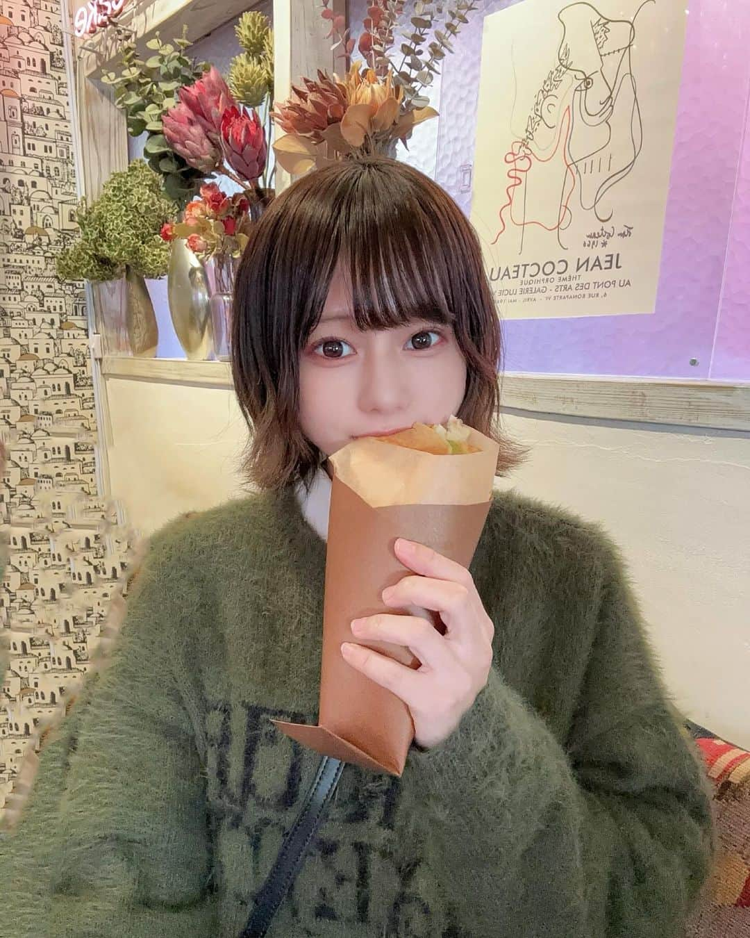 瀬山まどかのインスタグラム：「アボカドハムエッグなんちゃら！」