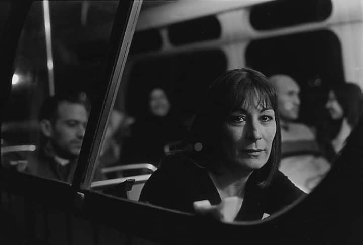 ピーター・リンドバーグのインスタグラム：「ANJELICA HUSTON, LOS ANGELES 1999」