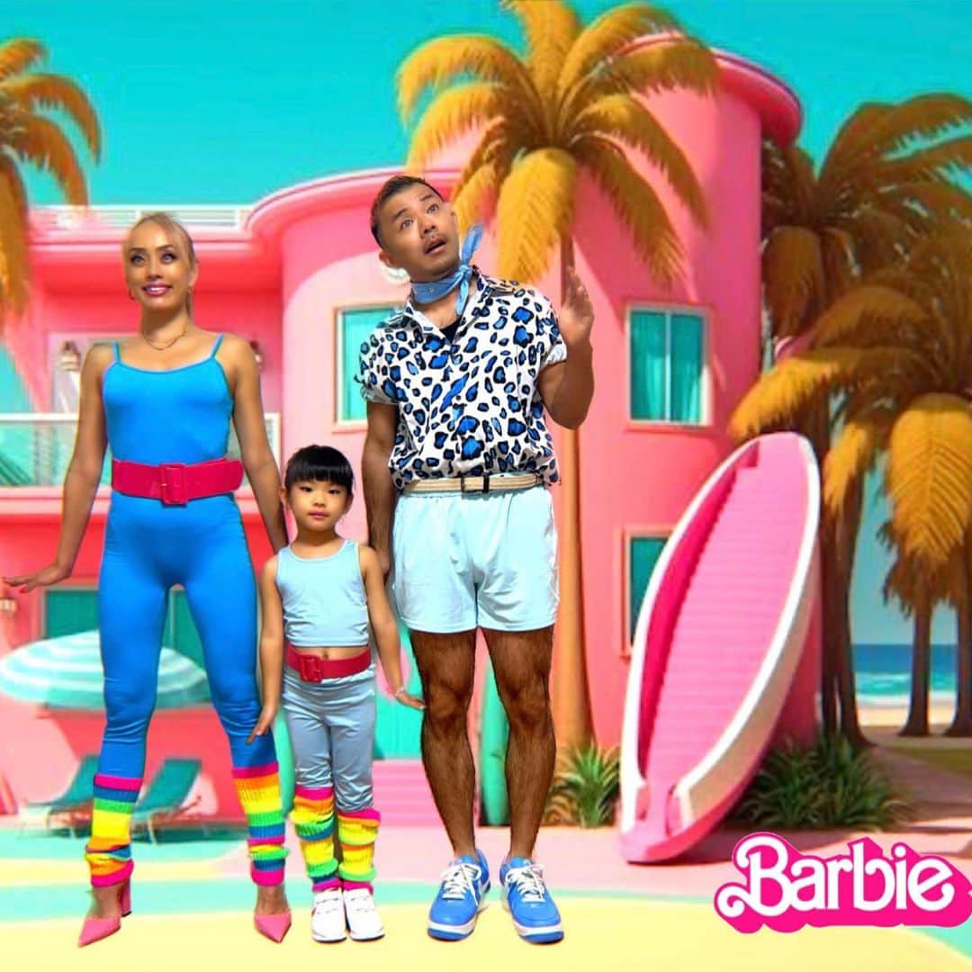 SONNYのインスタグラム：「Hi BARBIE💗 Hi KEN💗 Hi BARBIE💗 Happy Halloween everyone🎃  #barbiehalloween #barbieandken」