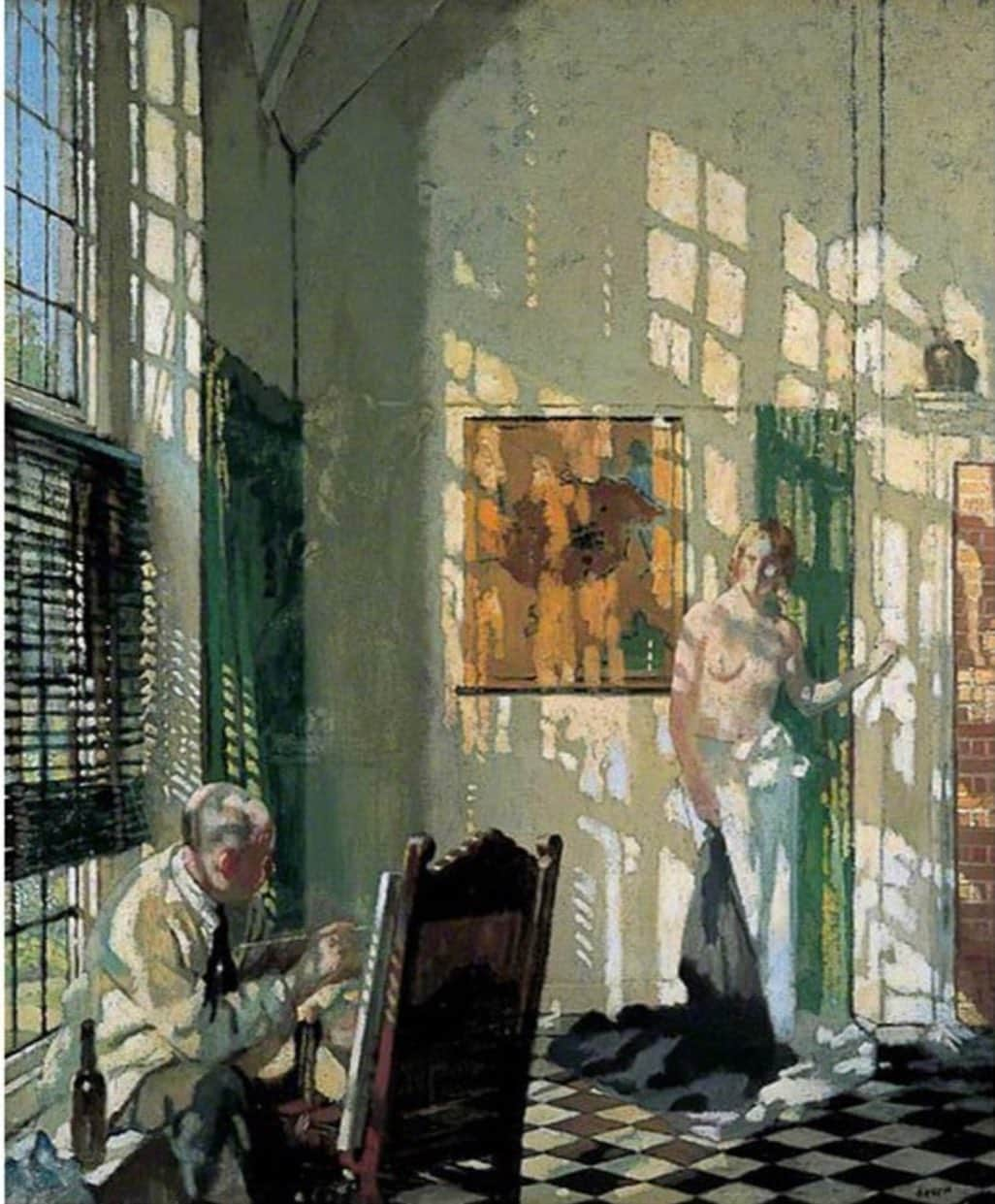 シー ニューヨークのインスタグラム：「'The Studio', William Orpen, 1910」