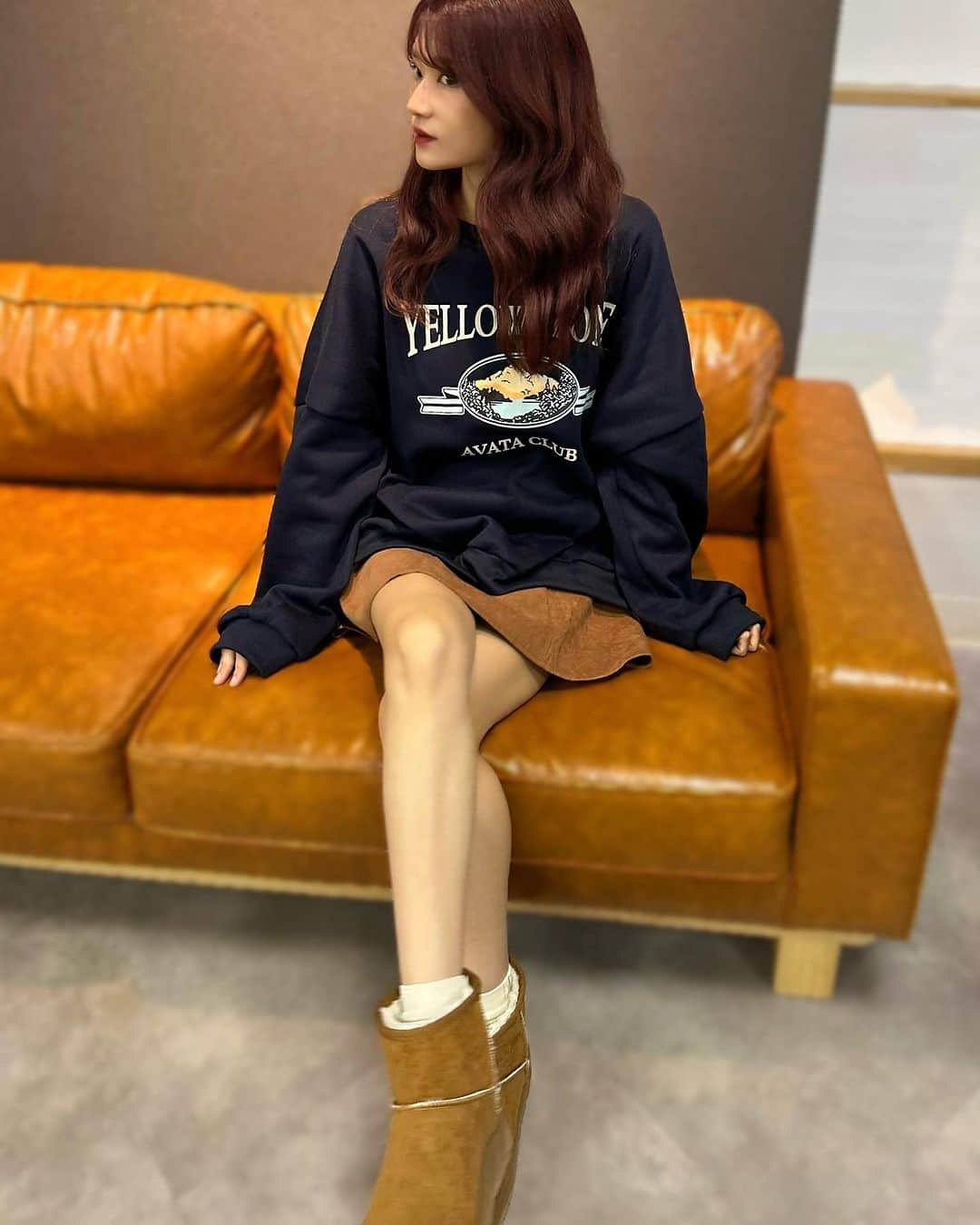 SAYUKAのインスタグラム：「一瞬の秋服がいちばんかわいい🌰🌰🌰  top 🔍⸒⸒JR26386  プロフィールのリンクをクリックして 検索バーで【apy46286】を入力すると、さらに50％オフ💎  #Temu#秋コーデ #秋服#秋ファッション#TemuInfluencerProgram#Temu秋コーデ」