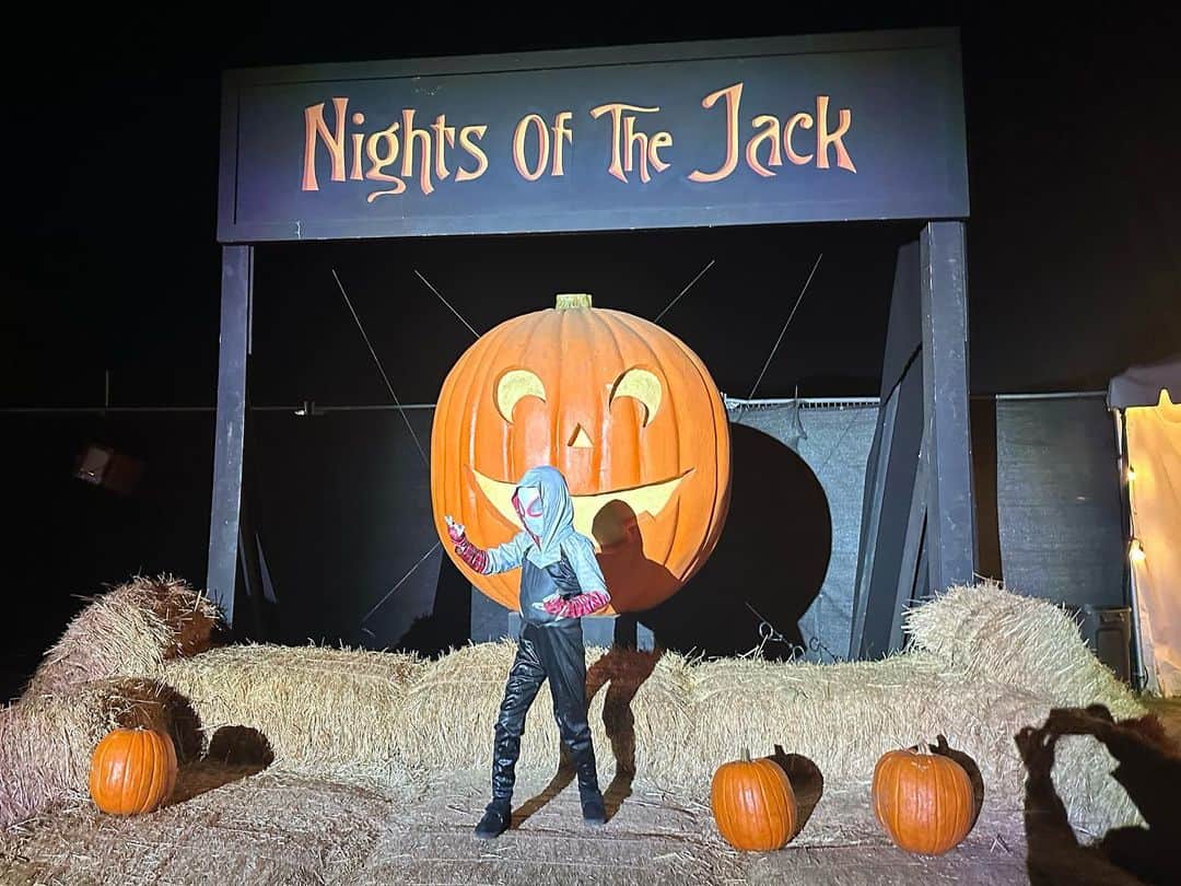 陳冠希のインスタグラム：「GHOST SPIDER aka ALAIA CHEN @nightsofthejack 🎃🎃🎃🎃🎃🎃🎃🎃」