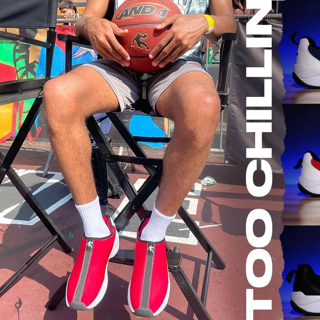 アンドワンのインスタグラム：「The off-court re-release we all wanted 🥶  #and1toochillin #and1life #and1」