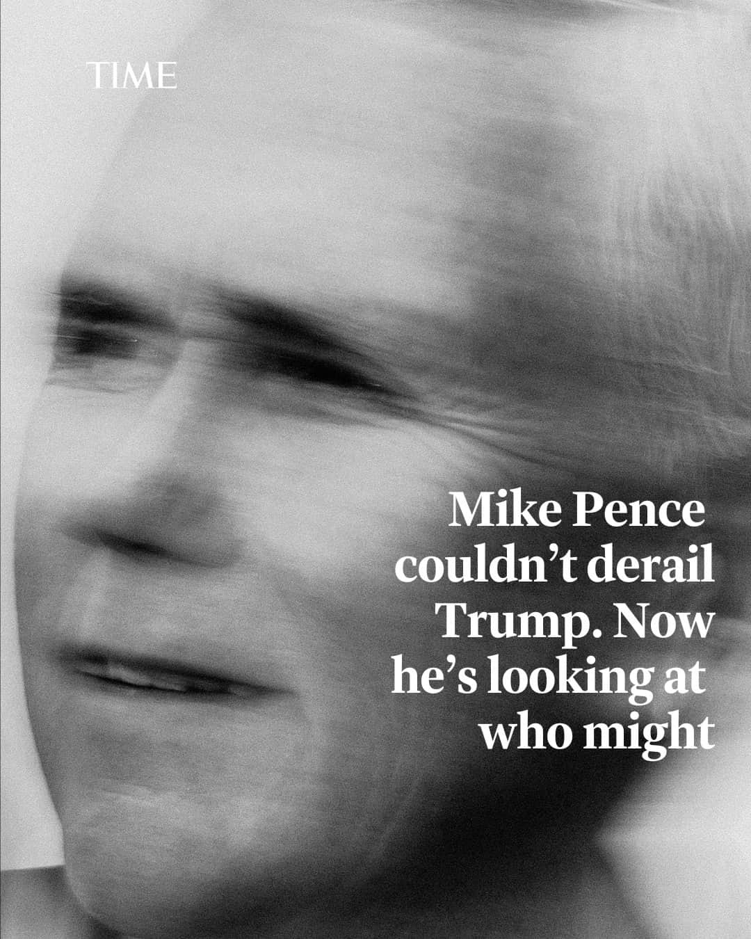 TIME Magazineのインスタグラム：「“It’s become clear to me: This is not my time,” Mike Pence told donors in Las Vegas on Saturday.  He suspended his campaign and took a not-so-veiled swipe at his former boss, ex-President Donald Trump: "I urge all my fellow Republicans here, give our country a Republican standard bearer that will, as Lincoln said, appeal to the better angels of our nature." He then added that the nominee should be someone who can lead the country with "civility."  But it might be too late. Trump is faring better today than even when he was on the cusp of the nomination in 2016, when the highest he ever got was 49% support in the final CNN poll, released the first week of May 2016.  At the link in bio, Philip Elliott on the challenge Pence faces: who to endorse.  Photograph by Christopher Lee (@theotherchrislee) for TIME」