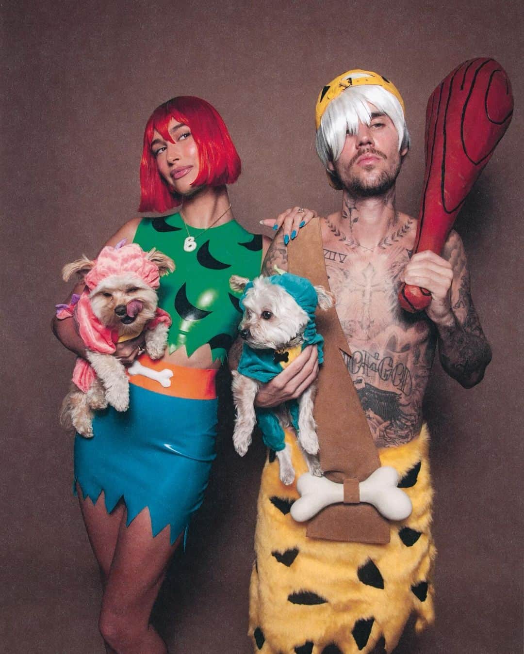 ジャスティン・ビーバーのインスタグラム：「@amberasaly happy Halloween」